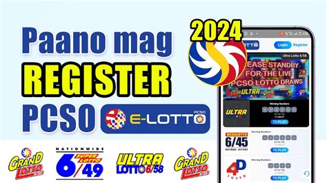 Complete Guide sa pag register sa PCSO E.